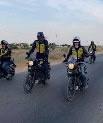 Holi festival motorcycle tour in India